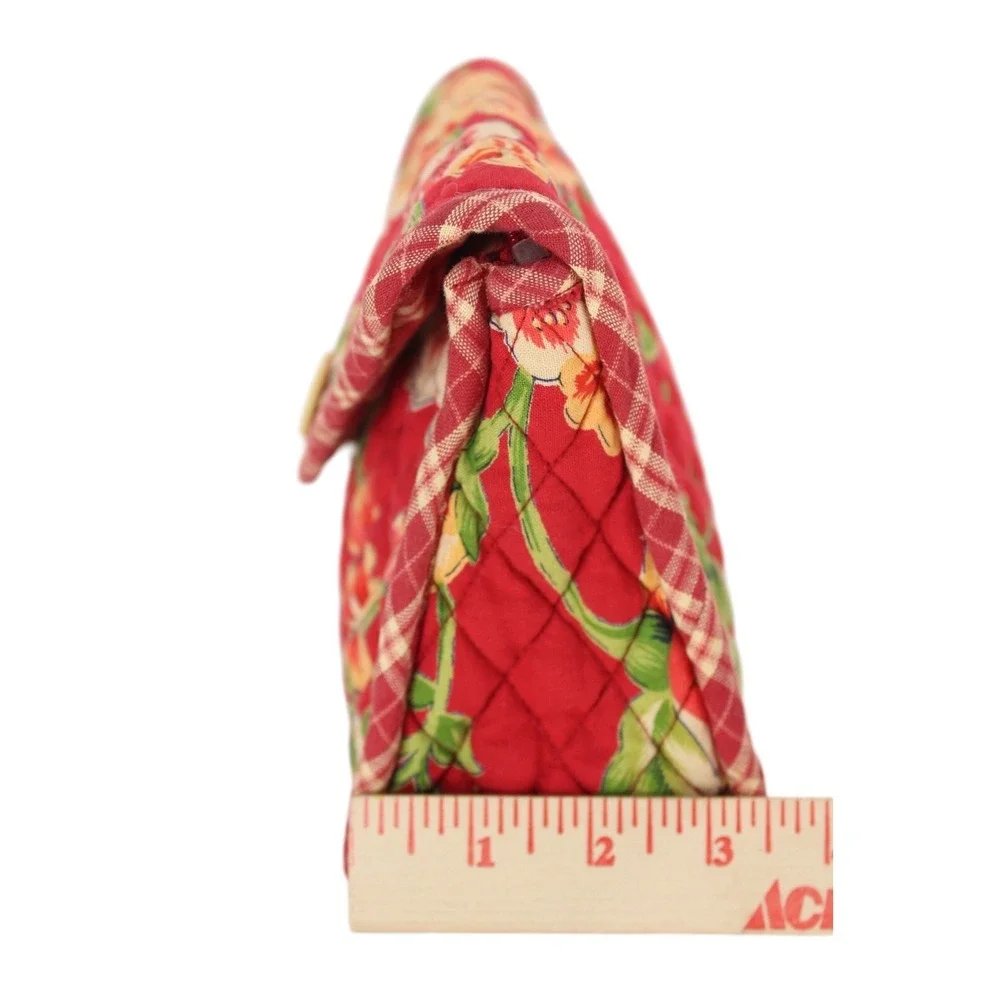 April Cornell for Silvestri Bag Purse Floral Cosmetic Makeup Travel 9.5
